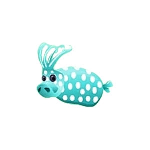 Retro Polka Piglet Squid